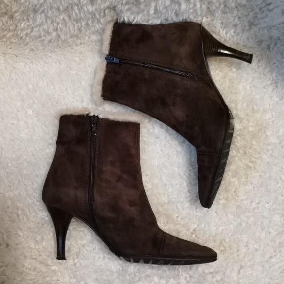 Massimo Baldi Sherpa Trim Booties 6.5B - Picture 5 of 9